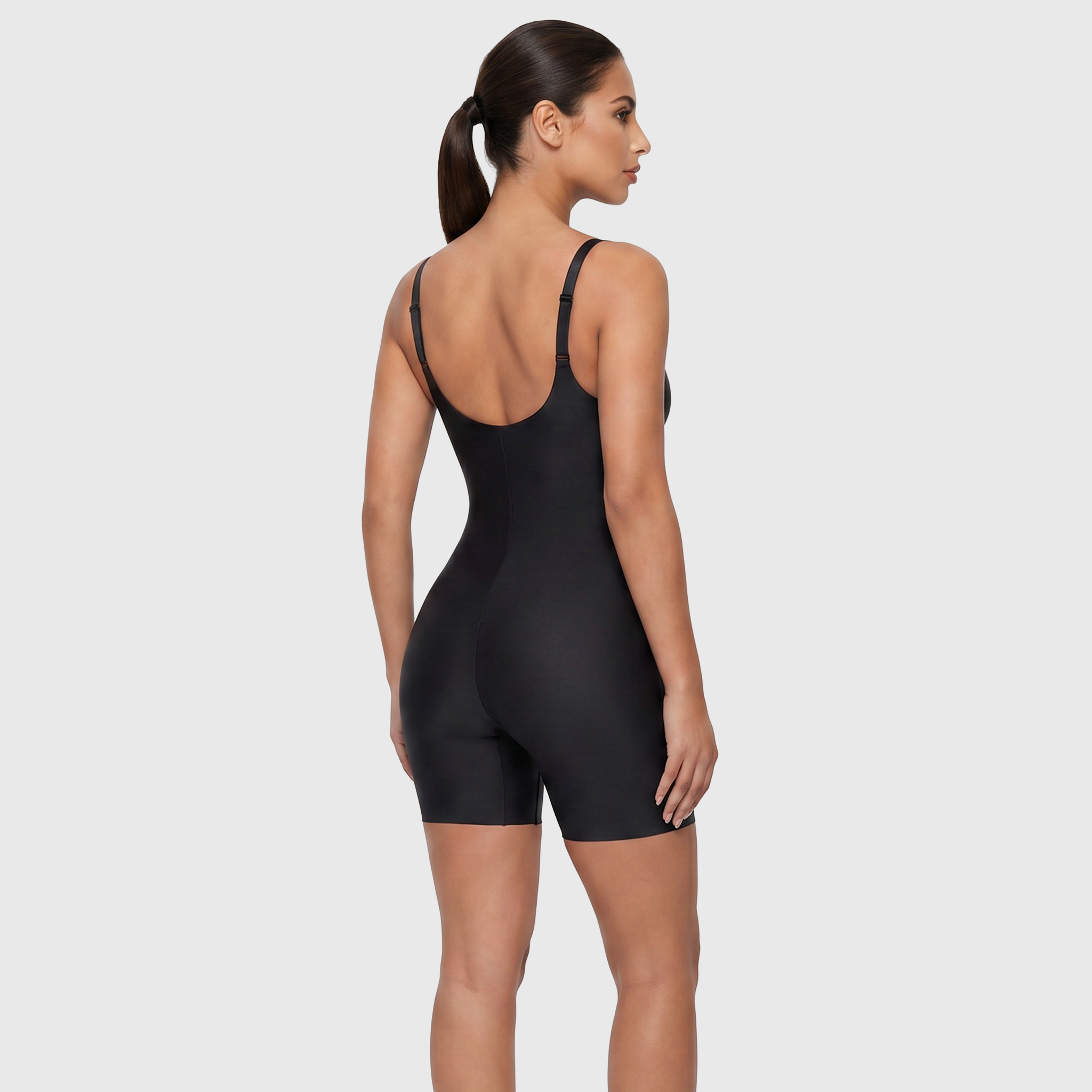 UNLINED PLUNGE MID-THIGH BODYSUIT